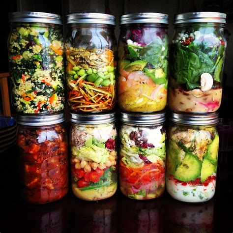 Healthy Salad Jar Ideas